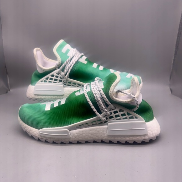 Adidas PharrellWilliams Human Race GREEN HuHoli NMD Size 9.5 F99760